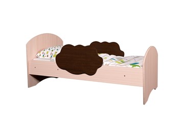 Детская кровать Тучка, корпус Дуб млечный, фасад Венге в Краснодаре