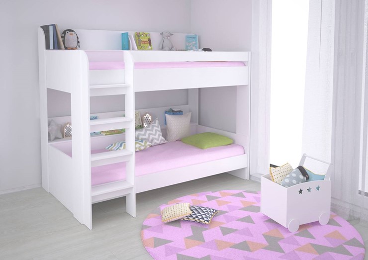 Кровать в детскую POLINI Kids Simple 5000 Белый в Армавире - изображение 3