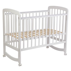 Кроватка для новорожденных POLINI Kids Simple 304 Белый в Краснодаре