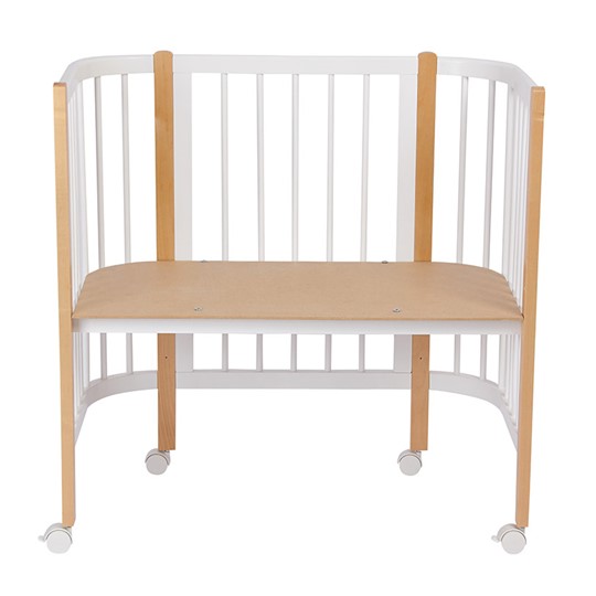 Приставная кровать POLINI Kids Simple 105 Белый / Бук в Сочи - изображение 5