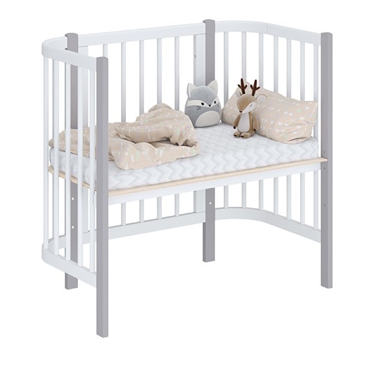 Детская кровать POLINI Kids Simple 105 Белый / Серый в Сочи - изображение 1