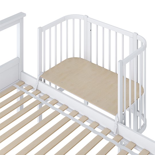Детская кровать POLINI Kids Simple 105 Белый в Армавире - изображение 2