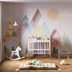 Кроватка детская приставная POLINI Kids Simple 120 Белый / Бук в Краснодаре - предосмотр 10