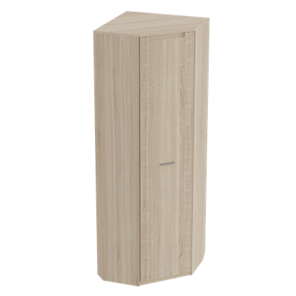 Угловой распашной шкаф Элана, Дуб сонома 720х720х208 в Армавире - изображение