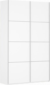 Шкаф 2-створчатый Прайм (ДСП/ДСП) 1600x570x2300, белый снег в Краснодаре