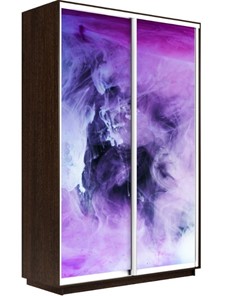 Шкаф 2-створчатый Экспресс 1600x600x2400, Фиолетовый дым/венге в Краснодаре