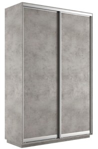 Шкаф-купе 2-х дверный Экспресс (ДСП) 1200х450х2400, бетон в Армавире