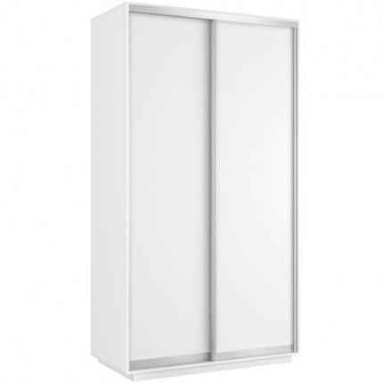 Шкаф 2-дверный Хит (ДСП), 1200x600x2200, белый снег в Краснодаре - изображение