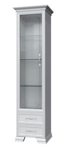 Шкаф-витрина Грация ШР-1, белый, 1 стекло, 420 в Новороссийске