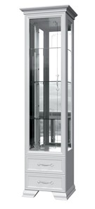 Шкаф-витрина Грация ШР-1, белый, 3 стекла, 420 в Новороссийске