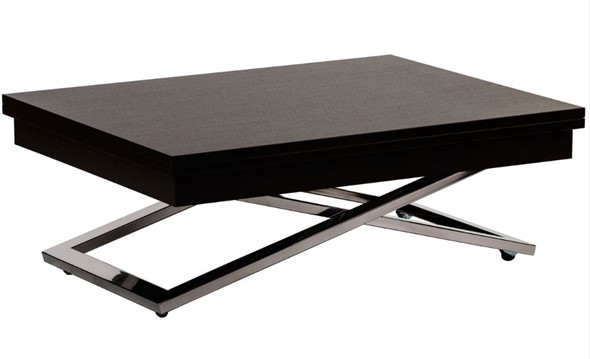 Складной стол-трансформер Cross, Венге/Нержавеющая сталь в Армавире - изображение