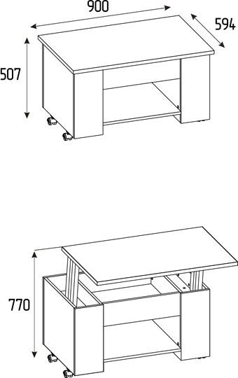 Стол трансформер Леон 219 в Армавире - изображение 1