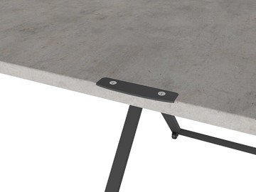 Складной стол-трансформер Генри, бетон чикаго/чёрный в Краснодаре - предосмотр 4