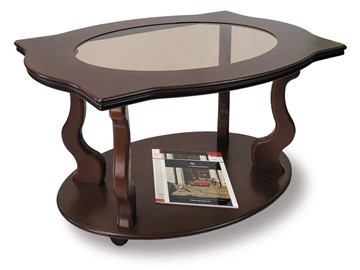 Журнальный столик Берже 3С (темно-коричневый) в Армавире
