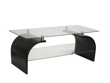 Стеклянный столик Гурон 2 (венге структура) в Сочи