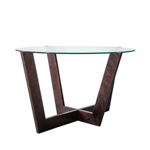 Овальный столик Оникс-6, Венге/Прозрачное стекло в Краснодаре
