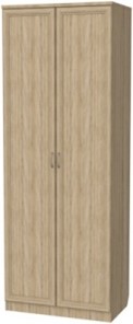 Распашной шкаф 100 со штангой, цвет Дуб Сонома в Сочи - предосмотр