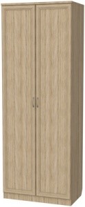 Распашной шкаф 100 со штангой, цвет Дуб Сонома в Сочи - изображение