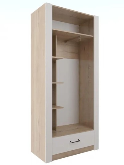 Шкаф гардеробный Ева 5 М1 дуб ирландский/белый матовый в Краснодаре - изображение 1