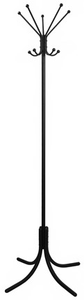 Вешалка для одежды КР-10Л, цвет черный в Краснодаре - изображение