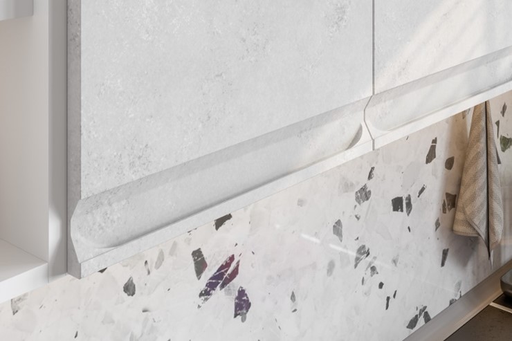 Угловой гарнитур Вельвет, бетон графит/бетон снежный в Новороссийске - изображение 5