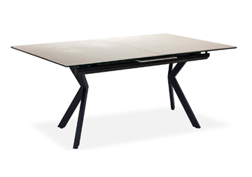 Обеденный раздвижной стол Бордо 1CX 140х85 (Oxide Avorio/Графит) в Армавире