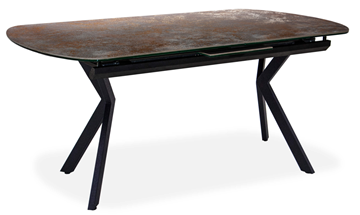 Кухонный стол раскладной Шамони 2CX 160х90 (Oxide Nero/Графит) в Армавире - предосмотр