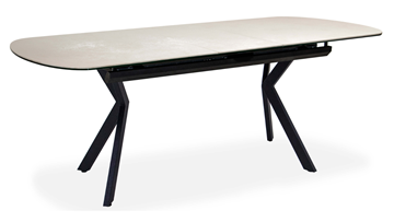 Кухонный раскладной стол Шамони 3CX 180х95 (Oxide Avorio/Графит) в Армавире - предосмотр 1