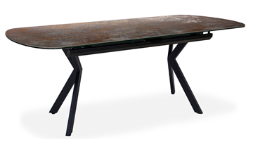Кухонный стол раскладной Шамони 2CX 160х90 (Oxide Nero/Графит) в Армавире - предосмотр 1