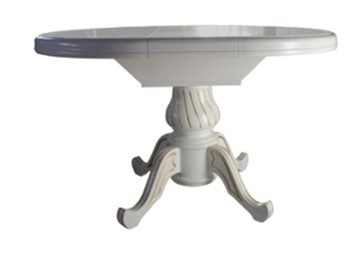 Кухонный раскладной стол Ф-100(130), на одной ножке, (стандартная покраска) в Сочи - предосмотр 2