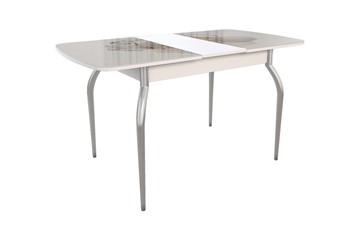 Обеденный раздвижной стол Танго, белый/геометрия в Сочи - предосмотр 1