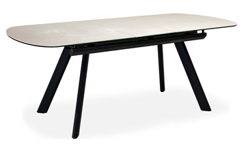 Кухонный стол раздвижной Шамони 2CQ 160х90 (Oxide Avorio/Графит) в Армавире - предосмотр 1