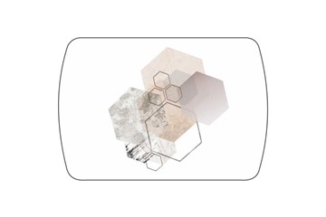 Обеденный раздвижной стол Танго, белый/геометрия в Сочи - предосмотр 3