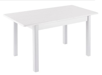 Кухонный раздвижной стол Айсберг-01 МДФ, белый МДФ/40 массив прямые белые в Армавире