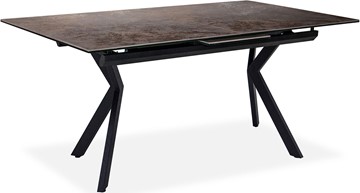 Кухонный раздвижной стол Бордо 2CX 160х90 (Oxide Moro/Графит) в Армавире