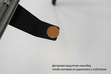 Стол раздвижной Дали-1L(ноги черные, дуб табако) в Краснодаре - предосмотр 6