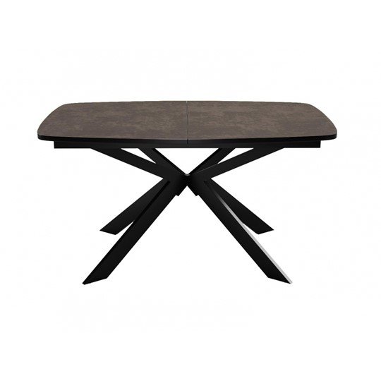 Кухонный раздвижной стол Dikline B140 Хромикс бронза/опоры черные в Армавире - изображение 2