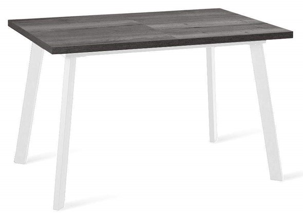 Кухонный стол раздвижной Dikline HB120 Сосна Пасадена/ножки белые в Армавире - изображение