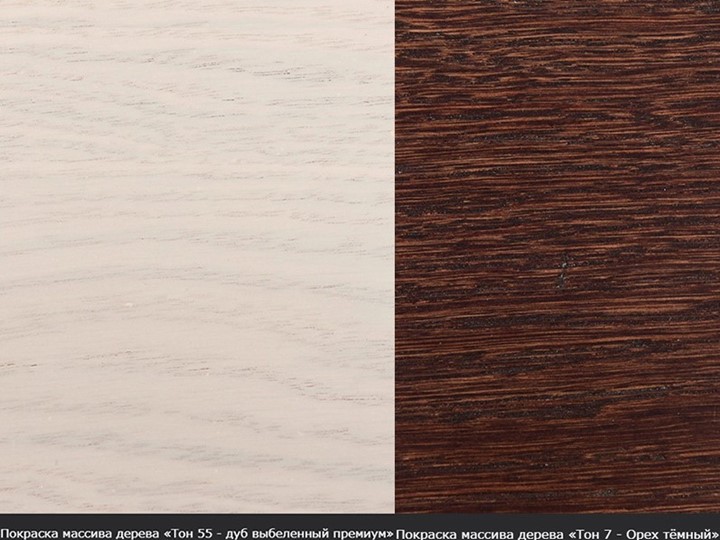Стол раздвижной Фабрицио-1 исп. Эллипс, Тон 8 Покраска + патина с прорисовкой (на столешнице) в Армавире - изображение 13