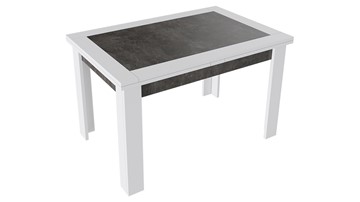 Кухонный стол раскладной Хьюстон тип 4 (Белый/Ателье темный) в Краснодаре