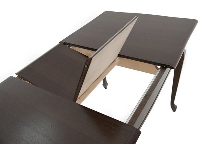 Кухонный раскладной стол Кабриоль 1200х800, (Тон 7 - Орех тёмный) Морилка/Эмаль в Сочи - изображение 8