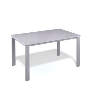 Кухонный раскладной стол Kenner LL1200 серый/стекло серое глянец в Краснодаре