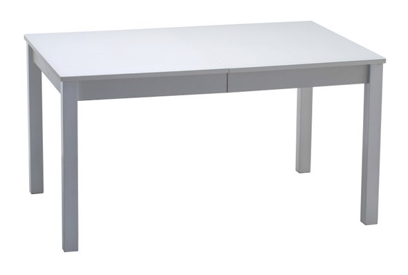Обеденный раздвижной стол Нагано-2 стекло белое opti (хром-лак) в Армавире - изображение
