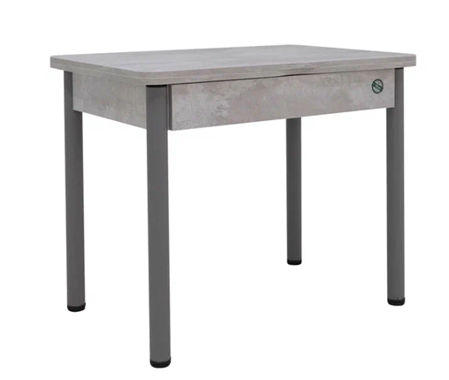 Кухонный стол раскладной Прайм-3Р, Цемент светлый в Армавире - изображение