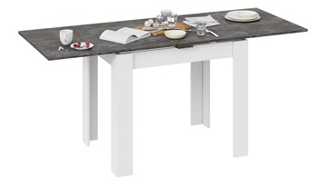Кухонный стол раздвижной Промо тип 3 (Белый/Ателье темный) в Армавире - предосмотр 3