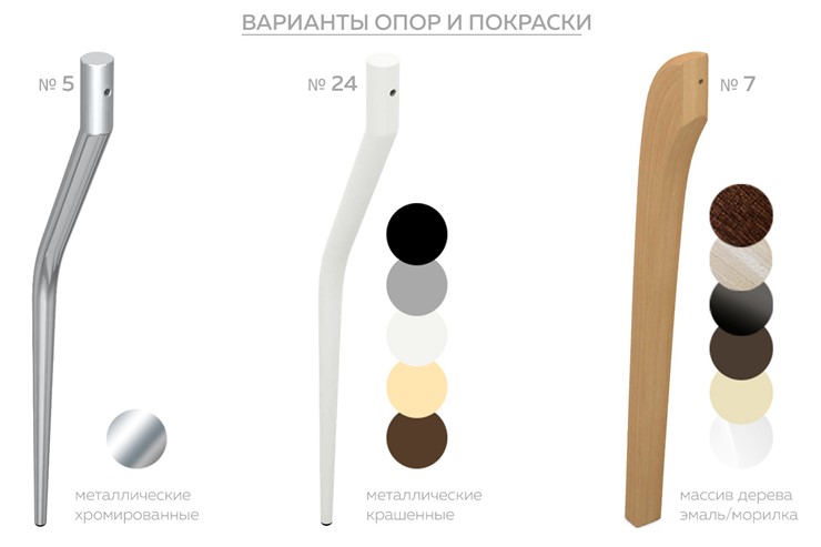Кухонный стол раздвижной Ривьера исп. круг хром №5 (стекло белое/черный) в Новороссийске - изображение 1