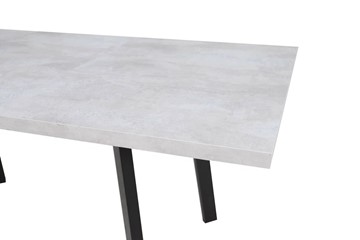 Кухонный стол раскладной Робин, опоры прямые, цемент светлый в Армавире - предосмотр 3