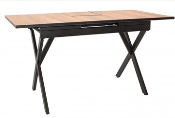Кухонный стол раздвижной Стайл № 11 (1100/1500*700 мм.) столешница пластик, форма Флан, с механизмом бабочка в Армавире - предосмотр