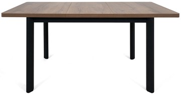 Кухонный стол раскладной Токио-2L (ноги металлические черные, дуб табако) в Армавире - предосмотр 4