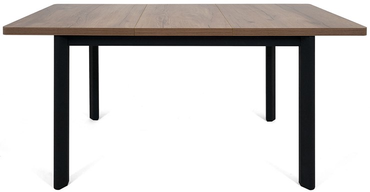 Кухонный стол раскладной Токио-2L (ноги металлические черные, дуб табако) в Краснодаре - изображение 4